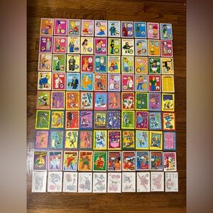 1993 skybox the simpsons series 1 Trading Cards complete Base Set+tattoo inserts